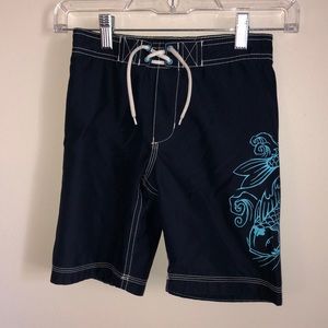 Old Navy Toddler Boys Navy Blue Swim Trunks, Size 5T